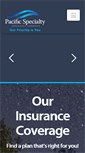 Mobile Screenshot of pacificspecialty.com